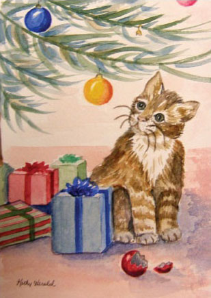 Christmas Kitten