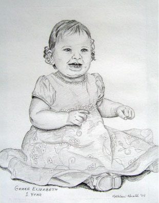 Pencil Sketch of Child – Grace